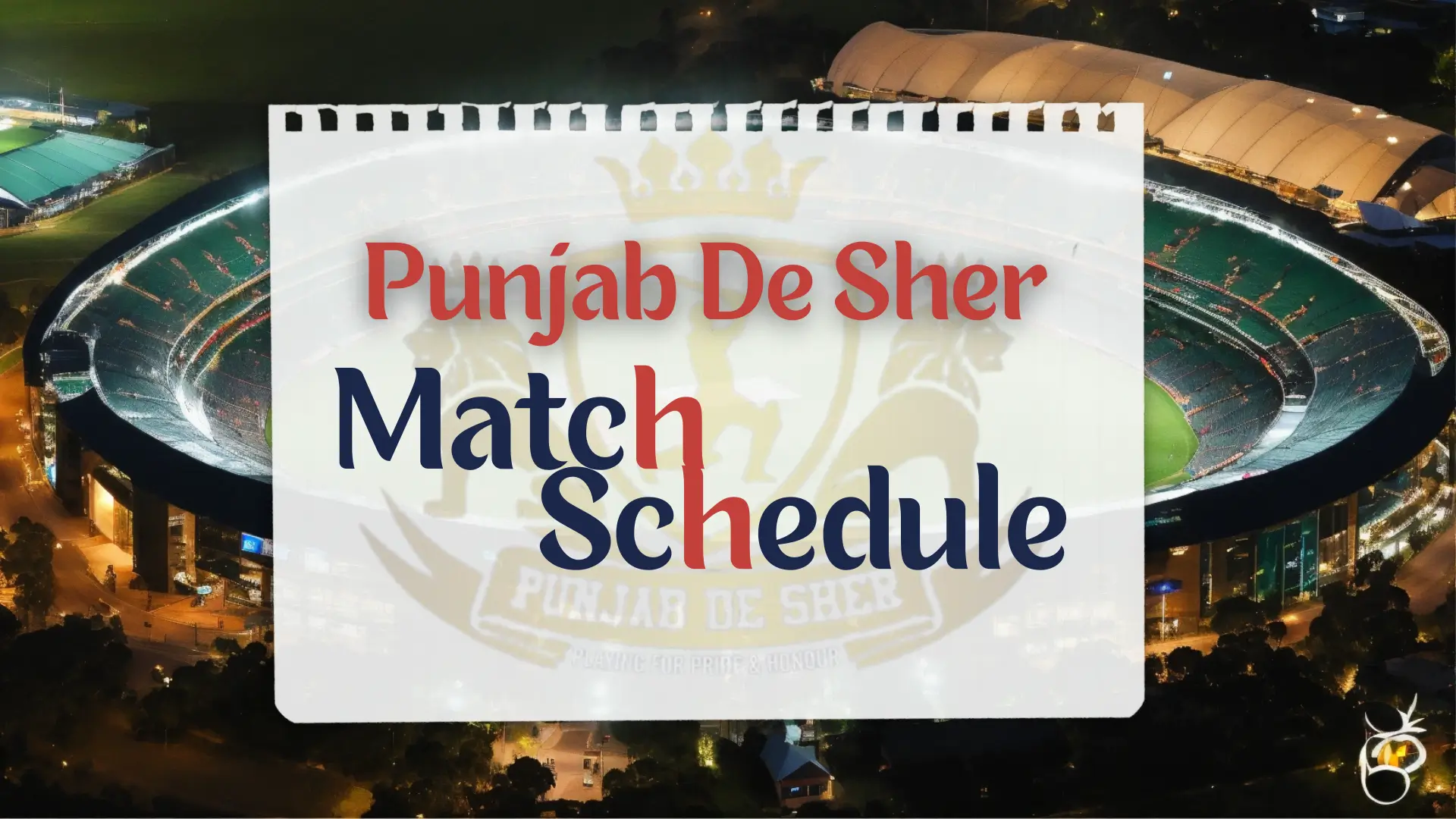 Ccl Punjab De Sher Schedule Fixtures Upcoming Match