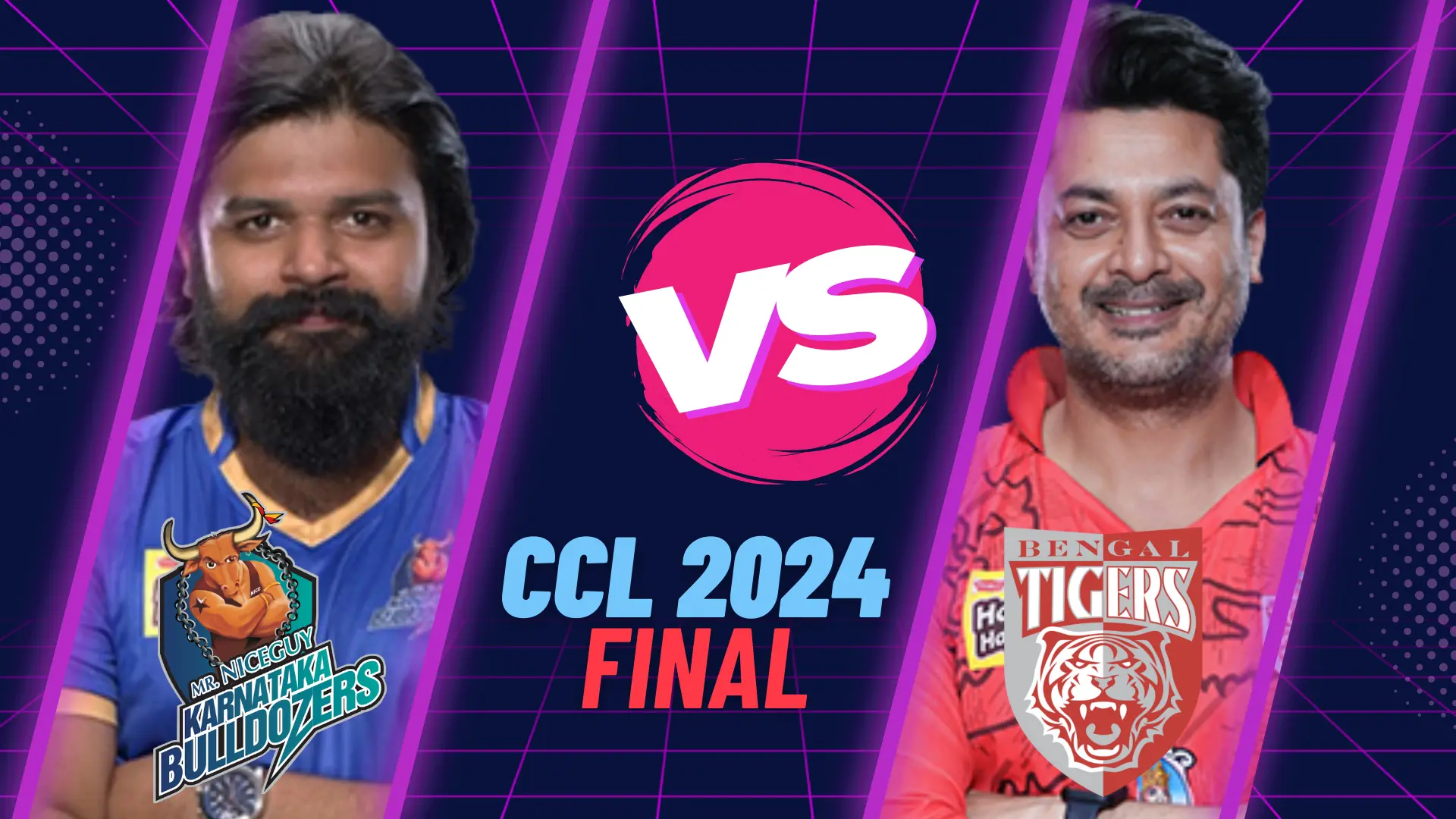 CCL Final 2024 Live Score Bengal Tigers won the toss and elected to